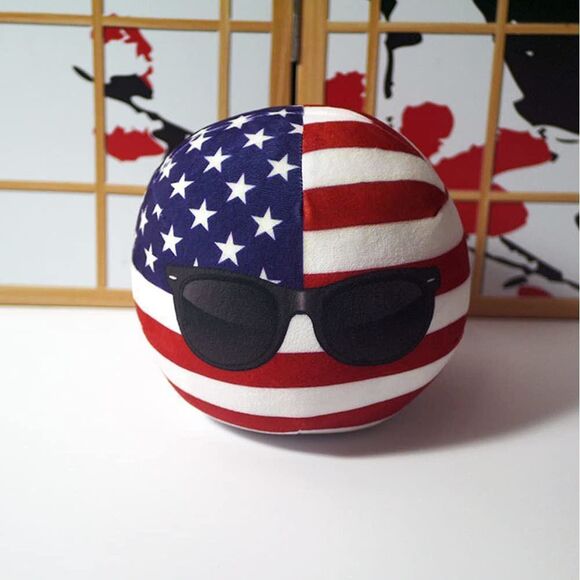 Countryball Plushies Polandball 7.9 inches Plush Toy Country Ball Anime Cosplay - Picture 1 of 6